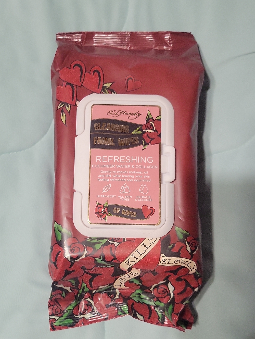 Ed Hardy Refreshing Cleansing Facial Wipes -760 Wipes